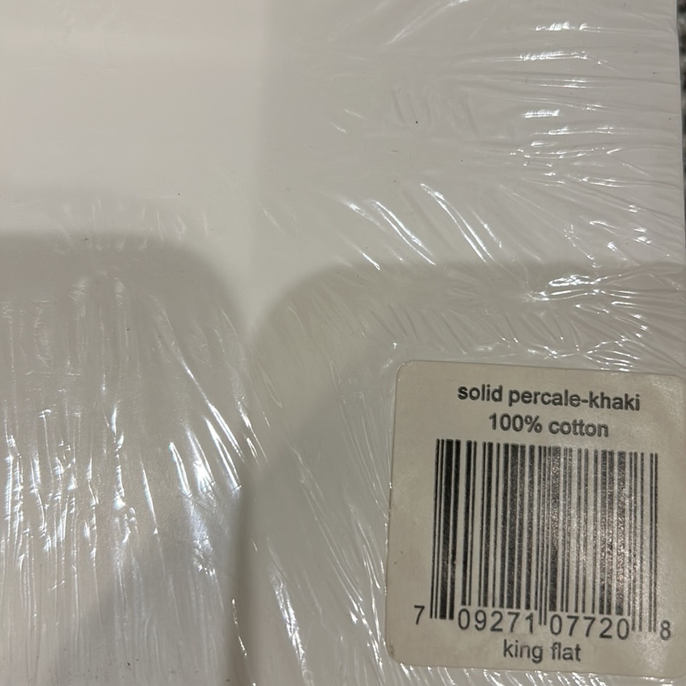 CALVIN KLEIN THE KHAKI COLLECTION FLAT SHEET - Picture 5 of 5
